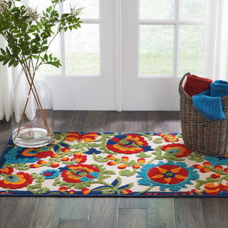 Nourison Aloha ALH17 Multicolor Area Rug Room Scene 4