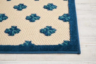 Nourison Aloha ALH02 Navy Area Rug Detail Image