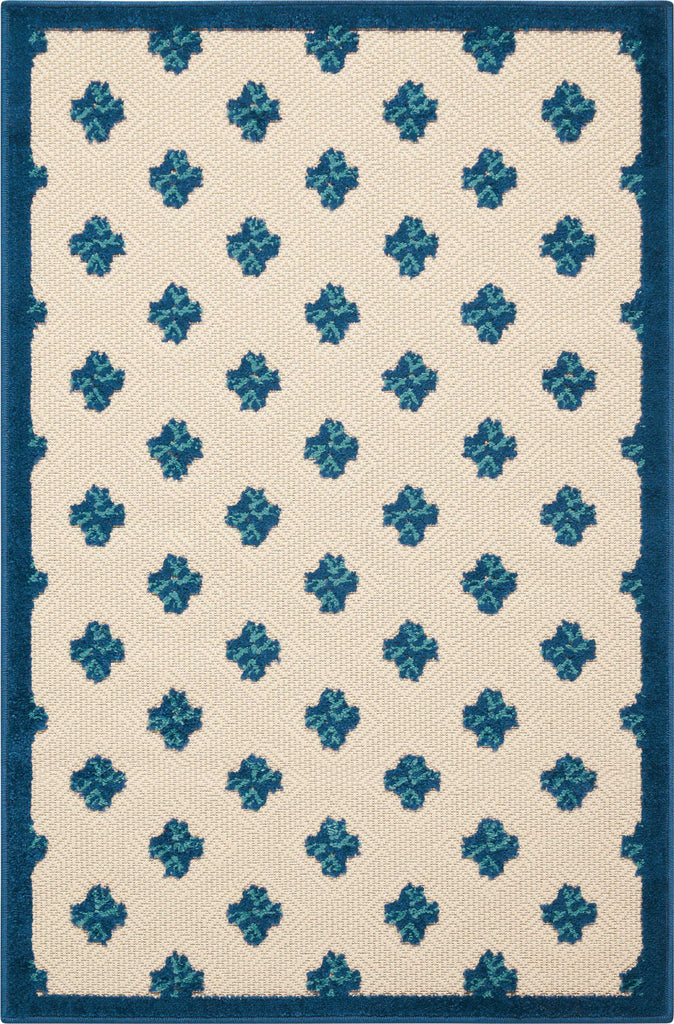Nourison Aloha ALH02 Navy Area Rug 2'8'' X 4'