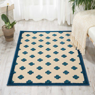 Nourison Aloha ALH02 Navy Area Rug Room Image Feature