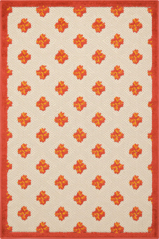 Nourison Aloha ALH02 Red Area Rug 