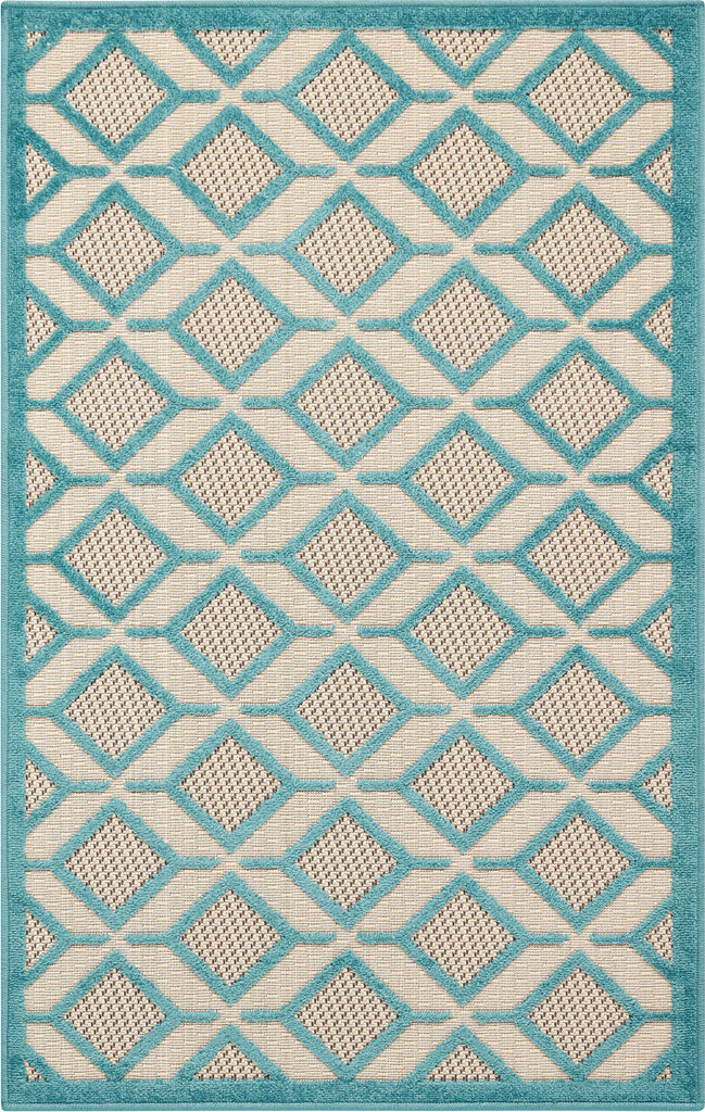 Nourison Aloha ALH03 Blue Area Rug