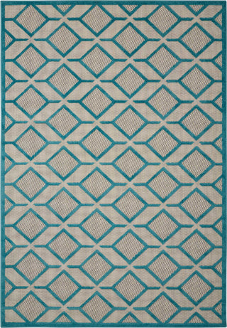 Nourison Aloha ALH03 Blue Area Rug 