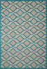Nourison Aloha ALH03 Blue Area Rug 5'3'' X 7'5''