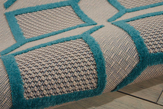 Nourison Aloha ALH03 Blue Area Rug Detail Image