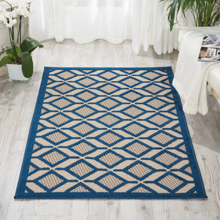 Nourison Aloha ALH03 Navy Area Rug Room Image Feature