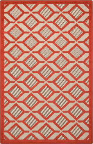 Nourison Aloha ALH03 Red Area Rug 2'8'' X 4'