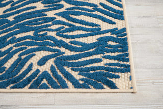 Nourison Aloha ALH04 Navy Area Rug Detail Image