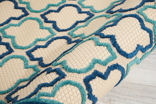 Nourison Aloha ALH06 Navy Area Rug Detail Image