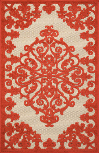 Nourison Aloha ALH12 Red Area Rug