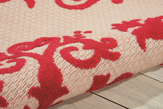 Nourison Aloha ALH12 Red Area Rug Detail Image