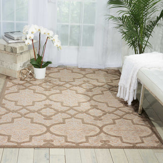 Nourison Aloha ALH14 Cream Area Rug Room Image Feature