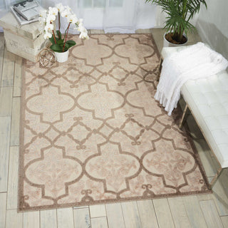 Nourison Aloha ALH14 Cream Area Rug Room Image