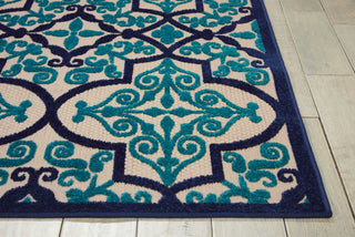 Nourison Aloha ALH14 Navy Area Rug Detail Image