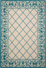Nourison Aloha ALH16 Aqua Area Rug main image