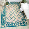 Nourison Aloha ALH16 Aqua Area Rug Room Image