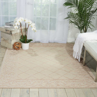 Nourison Aloha ALH16 Cream Area Rug Room Image Feature