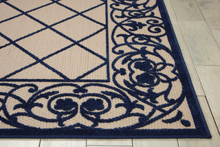 Nourison Aloha ALH16 Navy Area Rug Detail Image