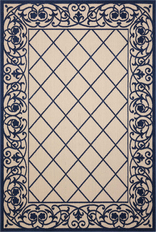 Nourison Aloha ALH16 Navy Area Rug main image