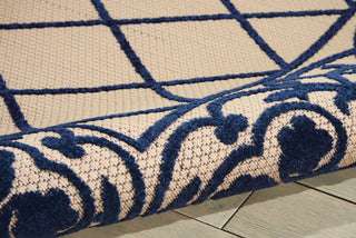 Nourison Aloha ALH16 Navy Area Rug Detail Image