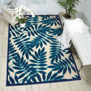 Nourison Aloha ALH18 Navy Area Rug Room Image