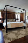 Nourison Ambrose AMB01 Almond Area Rug 6' X 8' Bedroom Shot Feature