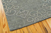 Nourison Ambrose AMB01 Slate Area Rug Corner Image