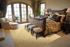 Nourison Ambrose AMB02 Straw Area Rug Room Image Feature