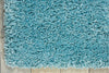 Nourison Amore AMOR1 Aqua Area Rug Corner Image