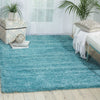 Nourison Amore AMOR1 Aqua Area Rug Room Image Feature