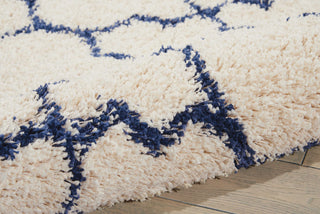 Nourison Amore AMOR2 Ivory Blue Area Rug Pile