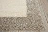 Nourison Amore AMOR5 Ivory/Silver Area Rug Detail Image