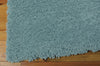 Nourison Amore AMOR1 Aqua Area Rug 6' X 8' Corner Shot