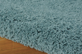 Nourison Amore AMOR1 Aqua Area Rug 6' X 8' Texture Shot