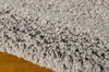 Nourison Amore AMOR1 Light Grey Area Rug 6' X 8' Texture Shot