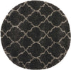 Nourison Amore AMOR2 Charcoal Area Rug Round