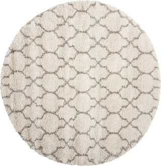 Nourison Amore AMOR2 Cream Area Rug 6'7'' X 6'7'' Round
