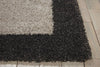 Nourison Amore AMOR5 Silver/Charcoal Area Rug Detail Image