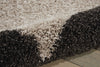 Nourison Amore AMOR5 Silver/Charcoal Area Rug Detail Image