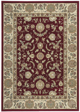 Nourison Antiquities ANT01 Empress Garden Garnet Area Rug by Kathy Ireland main image