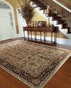 Nourison Antiquities ANT04 Royal Countryside Cream Area Rug by Kathy Ireland 6' X 8' Hall Shot Feature