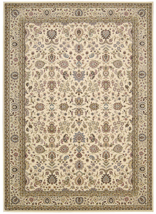 Nourison Antiquities ANT04 Royal Countryside Ivory Area Rug by Kathy Ireland 8' X 11'