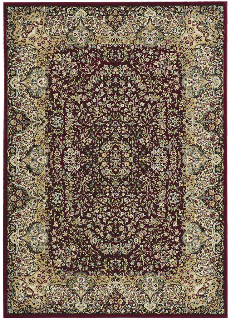 Nourison Antiquities ANT05 Stately Empire Burgundy Area Rug by Kathy Ireland main image