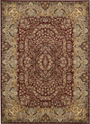 Nourison Antiquities ANT05 Stately Empire Burgundy Area Rug by Kathy Ireland 8' X 11' Us Shot