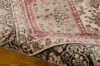 Nourison Ararat ARA01 Burgundy Area Rug 6' X 8' Texture Shot