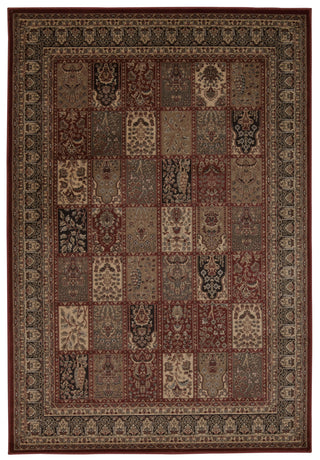 Nourison Ararat ARA01 Burgundy Area Rug main image