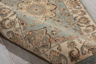 Nourison Ararat ARA02 Light Blue Area Rug Detail Image