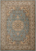 Nourison Ararat ARA02 Light Blue Area Rug Main Image Feature