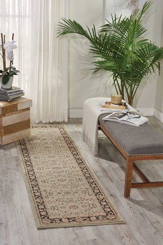 Nourison Ararat ARA03 Green Area Rug Room Image Feature