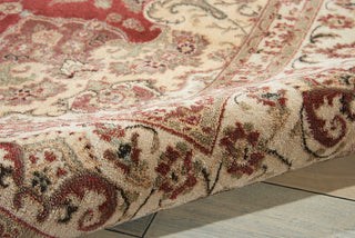 Nourison Ararat ARA02 Burgundy Area Rug Detail Image